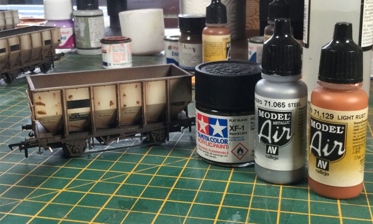 Weathering Accurascale HUO Mineral Wagons